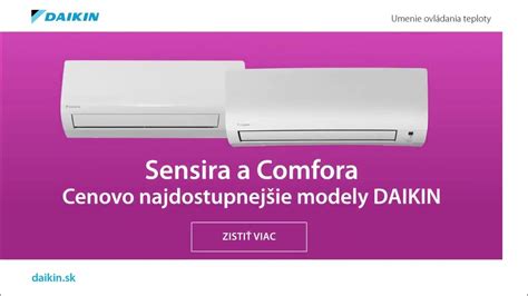 Schéma zobrazujúca možnosť ovládania klimatizácie Daikin Sensira cez Wi-Fi modul a mobilnú aplikáciu.