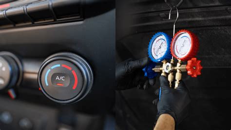 Infografika zobrazujúca proces údržby klimatizácie v aute