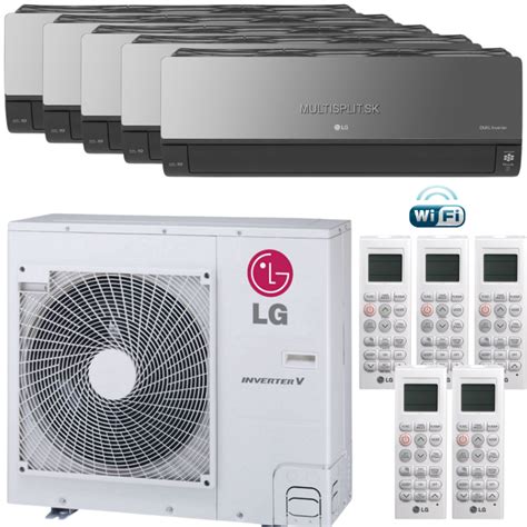 Schematické znázornenie multisplit systému LG