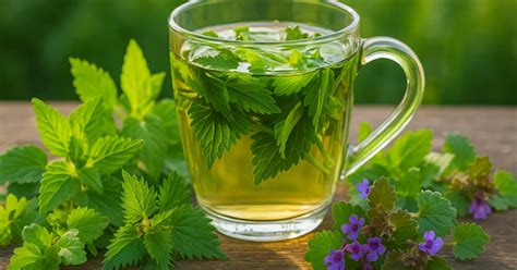 ilustračné foto čerstvých byliniek v pohári s vodou