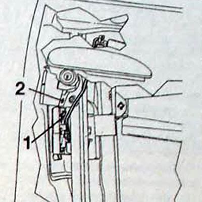 Schéma znázorňujúca mechanizmus zameniteľného otvárania dverí na chladničke