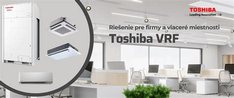 Ilustrácia vnútornej a vonkajšej jednotky klimatizácie Toshiba
