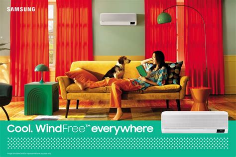 Infografika zobrazujúca hlavné rozdiely medzi štandardným prúdením vzduchu a technológiou Samsung WindFree