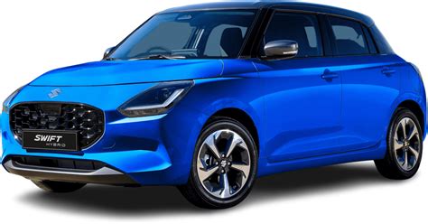 Detailný pohľad na prednú časť a siluetu Suzuki Swift model 2008 v mestskej premávke