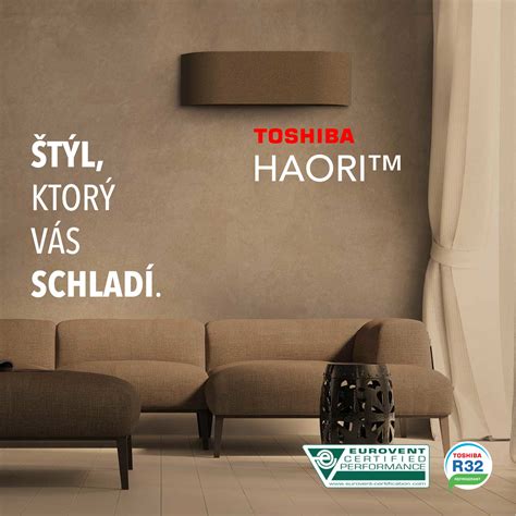 Detailný záber na textilný kryt klimatizácie Toshiba Haori v interiéri