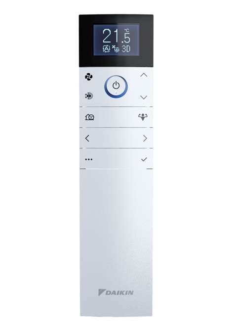 Schéma diaľkového ovládača klimatizácie Daikin s popisom hlavných tlačidiel (ZAP/VYP, MODE, TEMP)