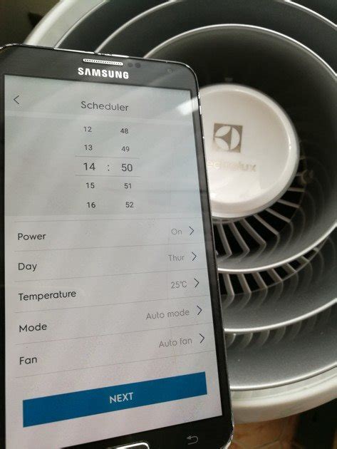 Mobilná aplikácia na ovládanie klimatizácie
