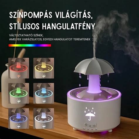 Štýlový aroma difuzér s jemným osvetlením