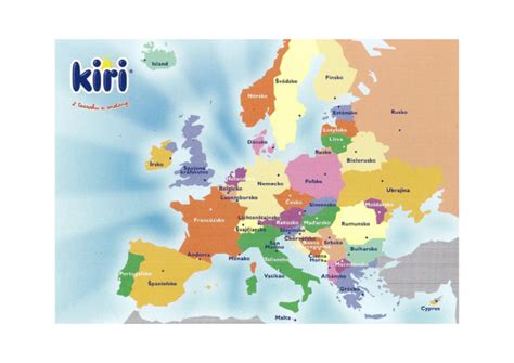 Mapa Európy s vyznačenými krajinami s obmedzeniami pre klimatizáciu v aute