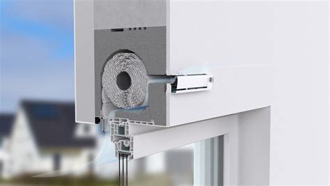 Ilustrácia inštalácie okenného vetráka Aereco