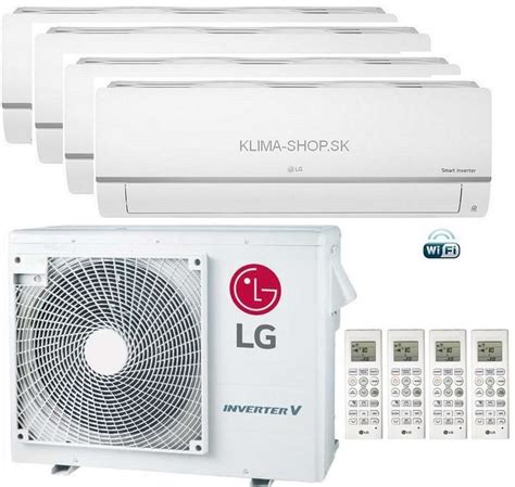 Schéma fungovania multisplit klimatizácie LG s jednou vonkajšou a viacerými vnútornými jednotkami