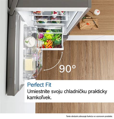 nákres kombinovanej chladničky s mrazničkou dole vs. hore