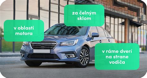 Infografika ukazujúca umiestnenie kabínového filtra v aute