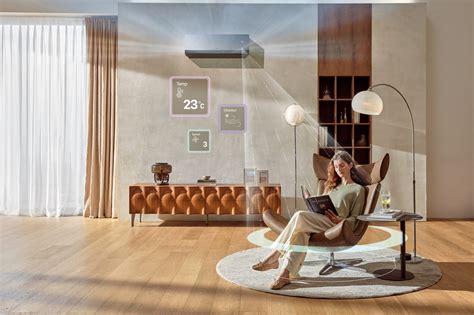 Schéma dizajnových radov klimatizácií LG Artcool a ich umiestnenia v interiéri