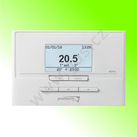 Produktová fotografia regulátora Protherm MiPro Sense s detailom displeja