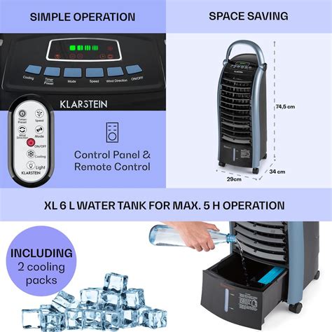 Infografika porovnávajúca mobilnú klimatizáciu, ochladzovač a ventilátor