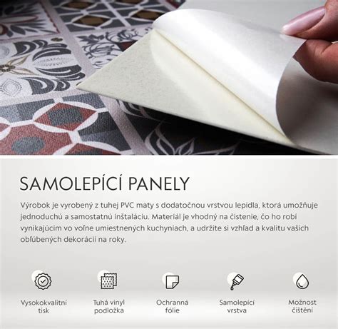 Vinylové dlaždice imitujúce terrazzo s detailom inštalácie