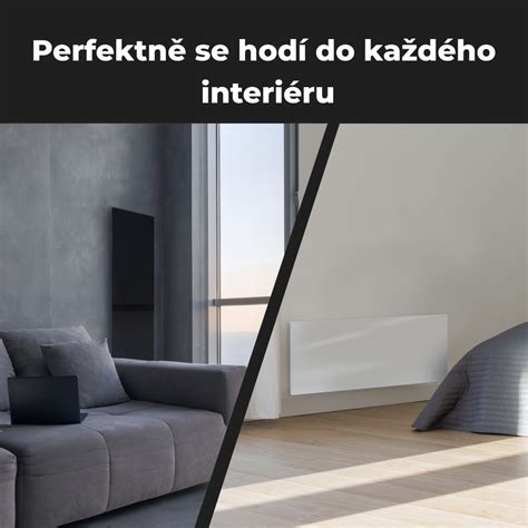 Porovnanie dizajnu radiátorov IQ-K (biely hliník) a IQ-A (čierne sklo)