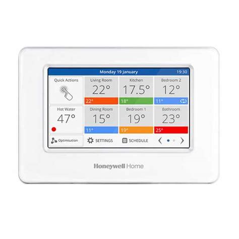 Farebný displej riadiaceho systému Honeywell Evohome