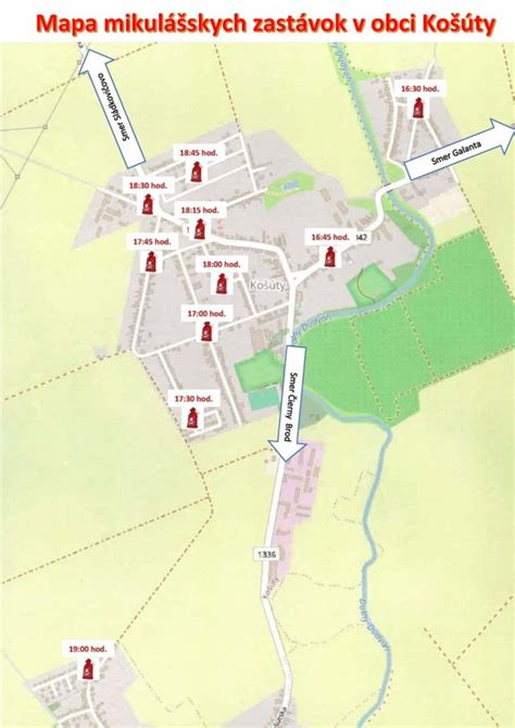 Mapa Galanty s vyznačenými oblasťami pôsobenia inštalačných firiem