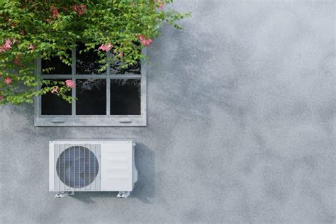 Nákres znázorňujúci ideálne umiestnenie vnútornej a vonkajšej jednotky klimatizácie v dome.