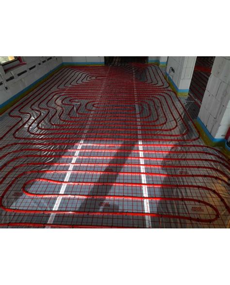 3D vizualizácia systému podlahového vykurovania