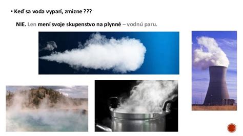Schéma tvorby oblakov z vodnej pary.