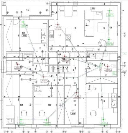 Detail dvojstupového rozdeľovacieho boxu