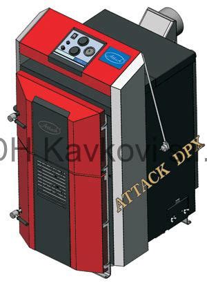 Schéma rúrového výmenníka s turbulátormi v kotle ATTACK DPX