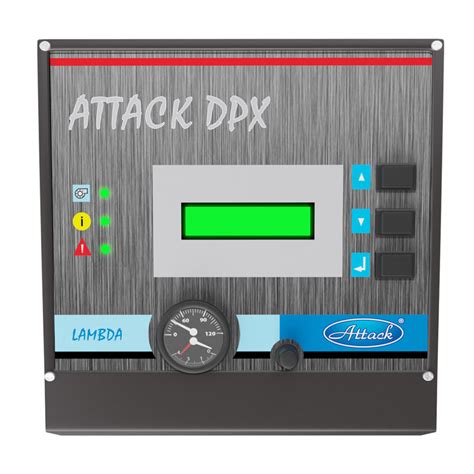 Ovládací panel s LCD displejom kotla ATTACK DPX Lambda