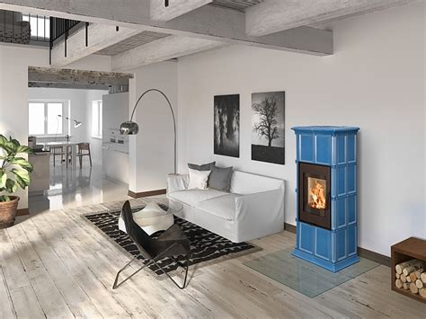 Ukážka rôznych dizajnov moderných keramických kachlí