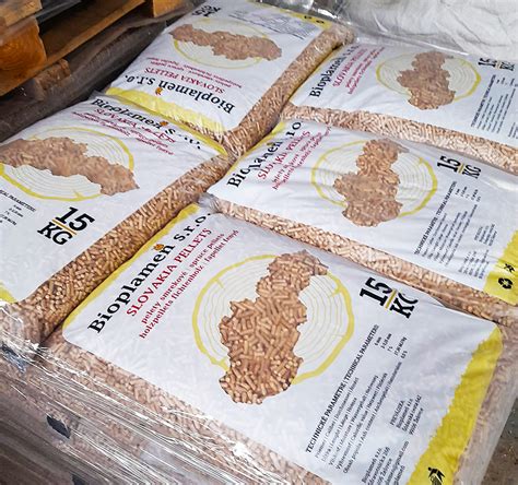 Ilustrácia rôznych typov biomasy: drevené polená, pelety, štiepka