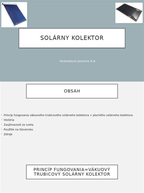 Porovnanie plochého a vákuového trubicového solárneho kolektora.