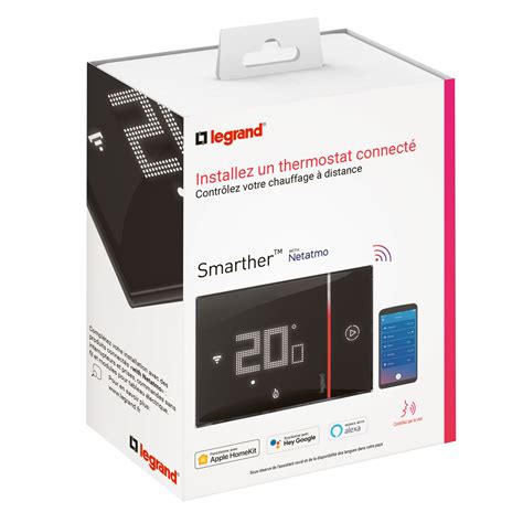 Smart termostat Legrand s elegantným dizajnom
