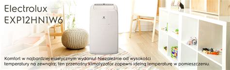 Infografika s kľúčovými technickými parametrami klimatizácie Electrolux EXP12HN1W6
