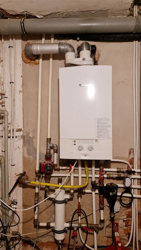 Detailné rozkreslenie hydraulickej časti plynového kotla
