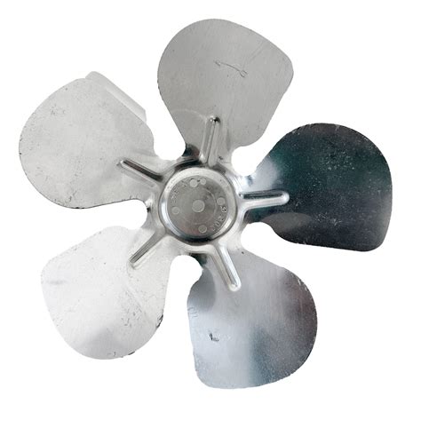 Detailný pohľad na lopatky axiálneho ventilátora z ABS plastu
