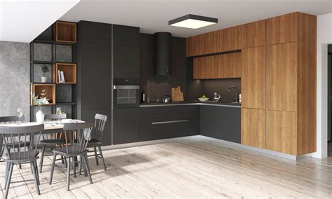 Ilustračná fotografia modernej kuchyne s chladničkou