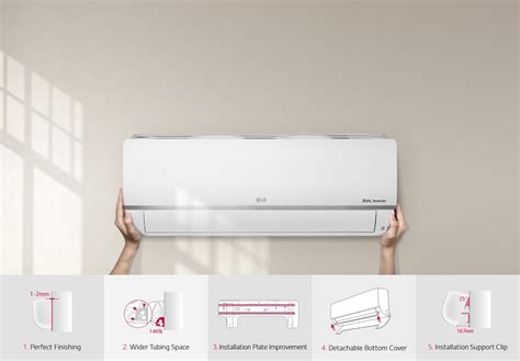 Tematické foto vnútornej jednotky klimatizácie LG Standard Plus v modernom interiéri