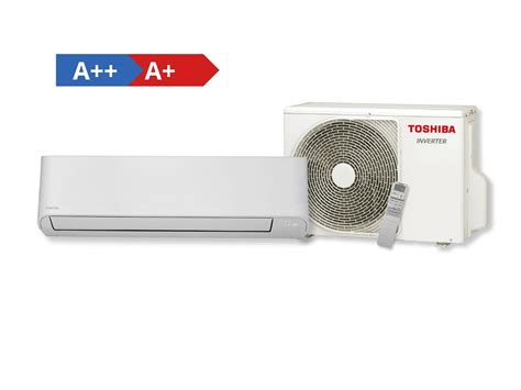 Ilustračná fotografia modernej vnútornej klimatizačnej jednotky Toshiba Seiya s elegantným dizajnom.