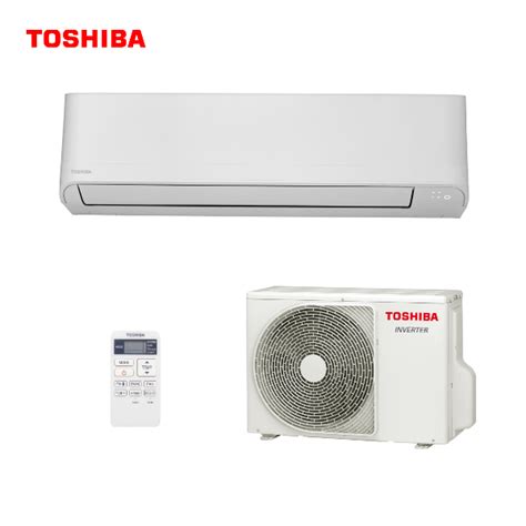 Schematické znázornenie rozmerov vnútornej a vonkajšej jednotky Toshiba Seiya RAS-B13J2KVG-E.