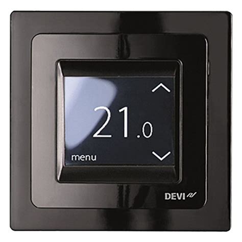 Schéma zapojenia termostatu DEVIreg Touch s externými senzormi