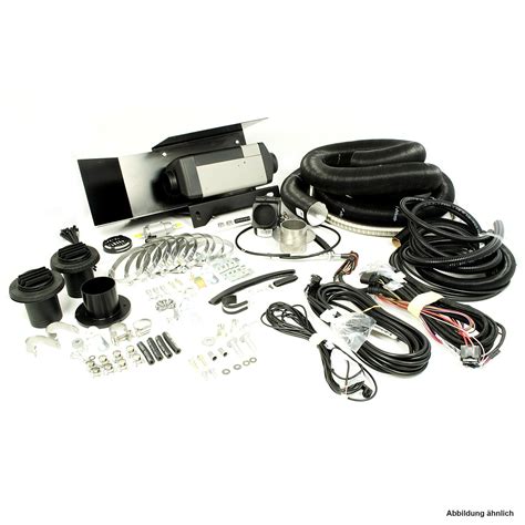 Ilustrácia komponentov nezávislého kúrenia Eberspächer