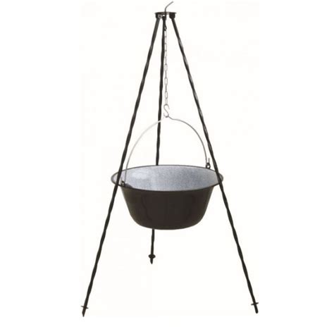 dizajnový obrázok liatinového kotlíka s varením gulášu