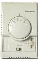 Detail otočného ovládacieho prvku a mechanických zarážok na termostate Honeywell T6371A1019