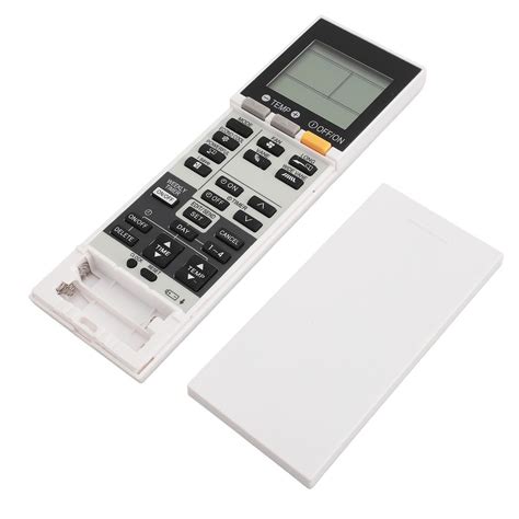 Detailné fotografie diaľkového ovládania a LED displeja klimatizácie