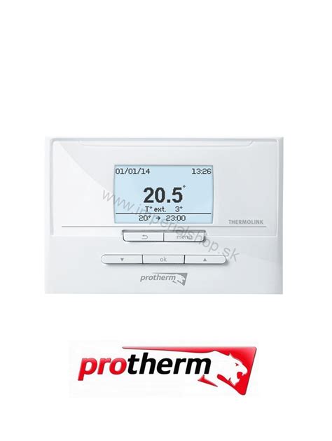 Fotografia digitálneho izbového termostatu Protherm Thermolink P