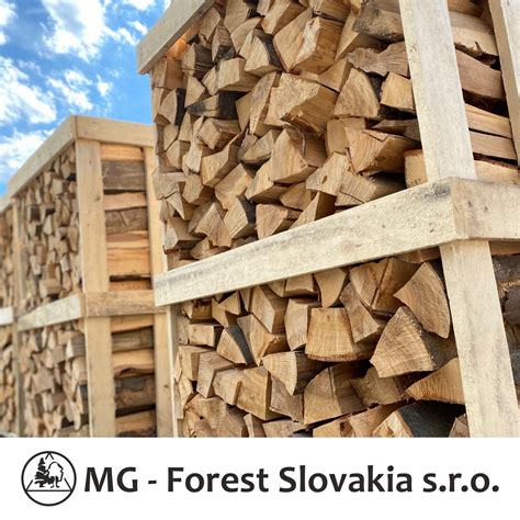 Ilustračná fotografia rôznych druhov štiepaného palivového dreva na palete