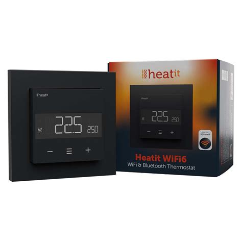 Návrh dizajnu moderného WiFi termostatu Heatit na stene