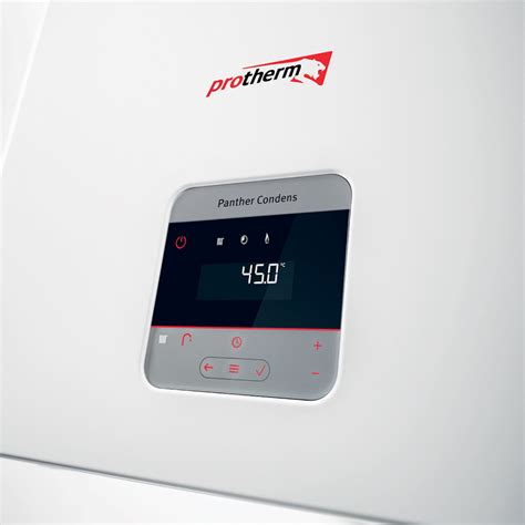 Ilustračné foto plynového kotla Protherm Panther s vyznačenými pripojeniami